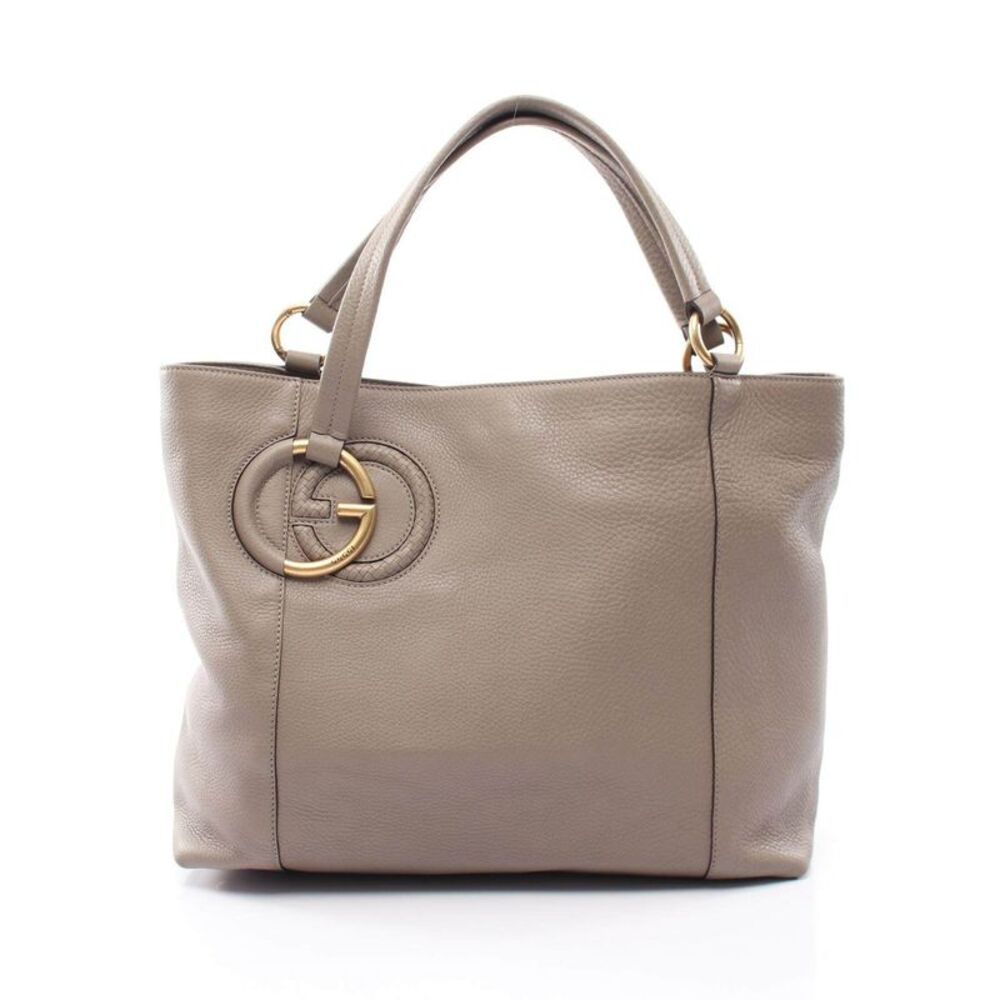 Gucci Interlocking G Leather Tote Bag